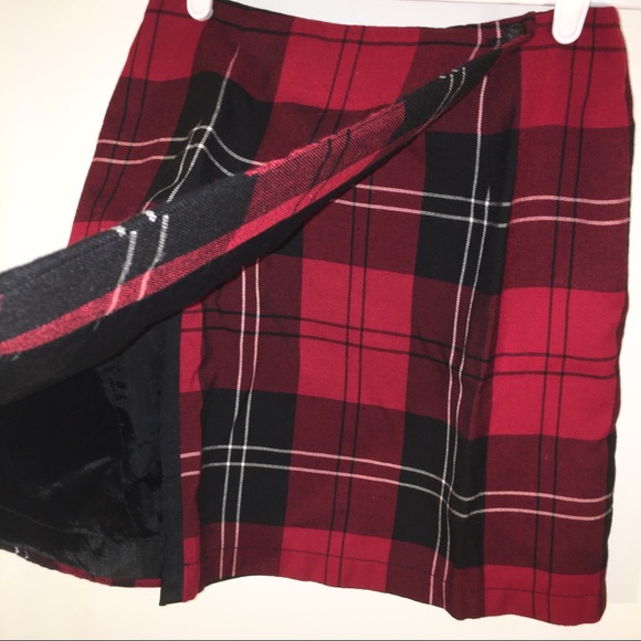 Charter Club Dresses & Skirts - CHARTER CLUB Red Blk Scotch Plaid Skirt SZ 6P
